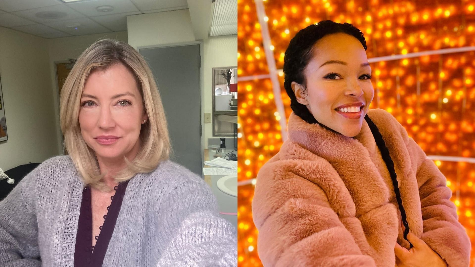 Cynthia Watros as Nina and Brook Kerr as Portia from General Hospital (Image via Instagram/@watros.watros, @brookkerr)