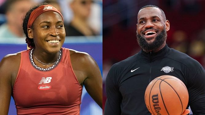 "She would've died and came back if she seen Michael Jordan": Fans at odds as Coco Gauff details her starstruck moment with LeBron James