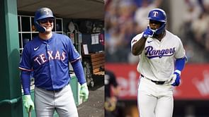 Joc Pederson drops 1-word reaction to Adolis Garcia's stunning performance in Rangers' victory