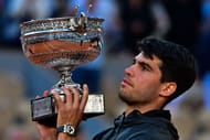 Carlos Alcaraz with the 2024 French Open - Source: Getty
