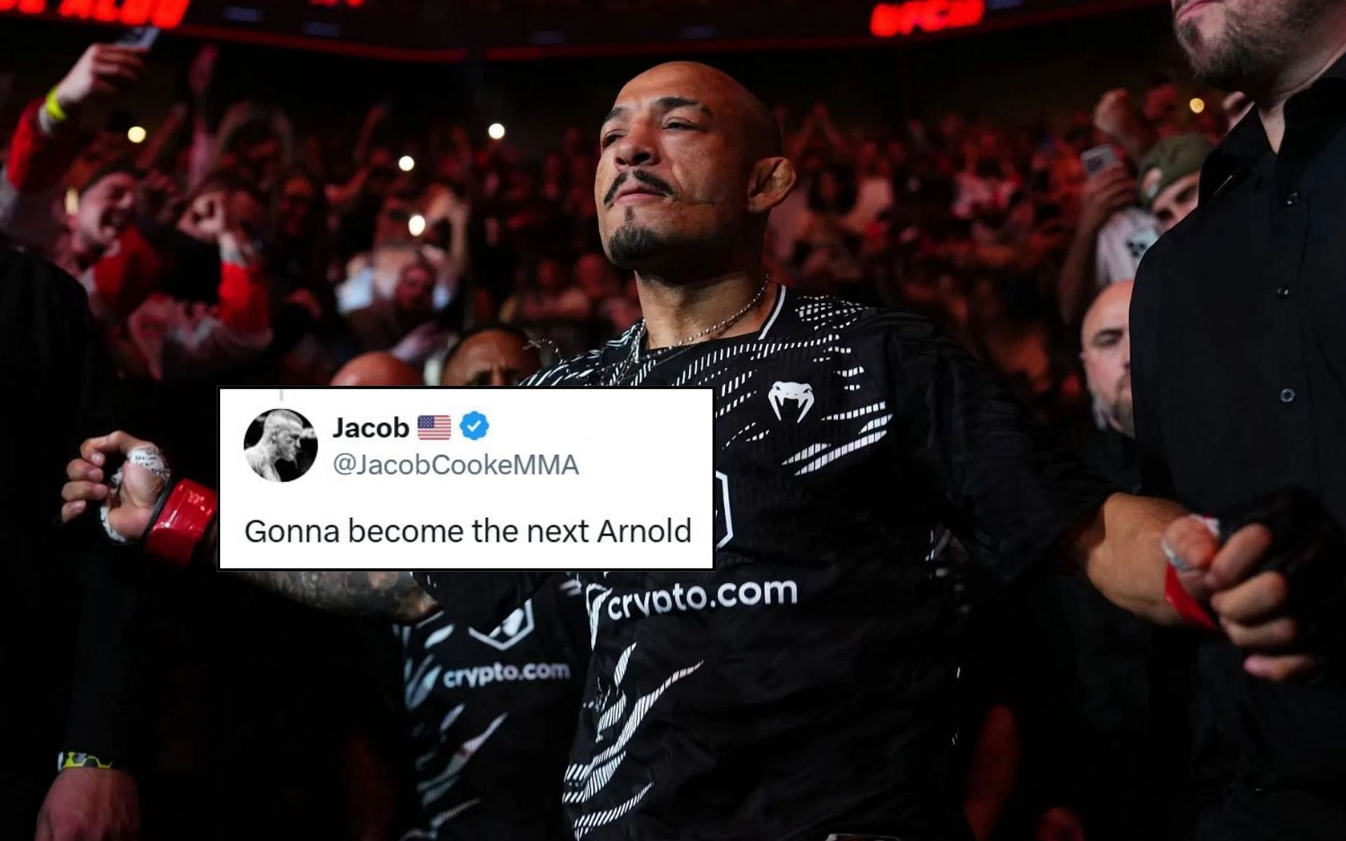Fans react (insert) to Jose Aldo