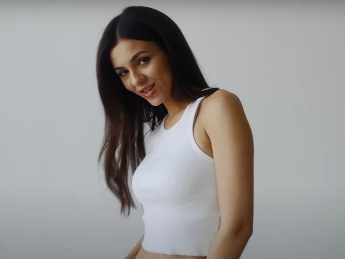 A still from the music video of RAW (Image via YouTube/Victoria Justice)