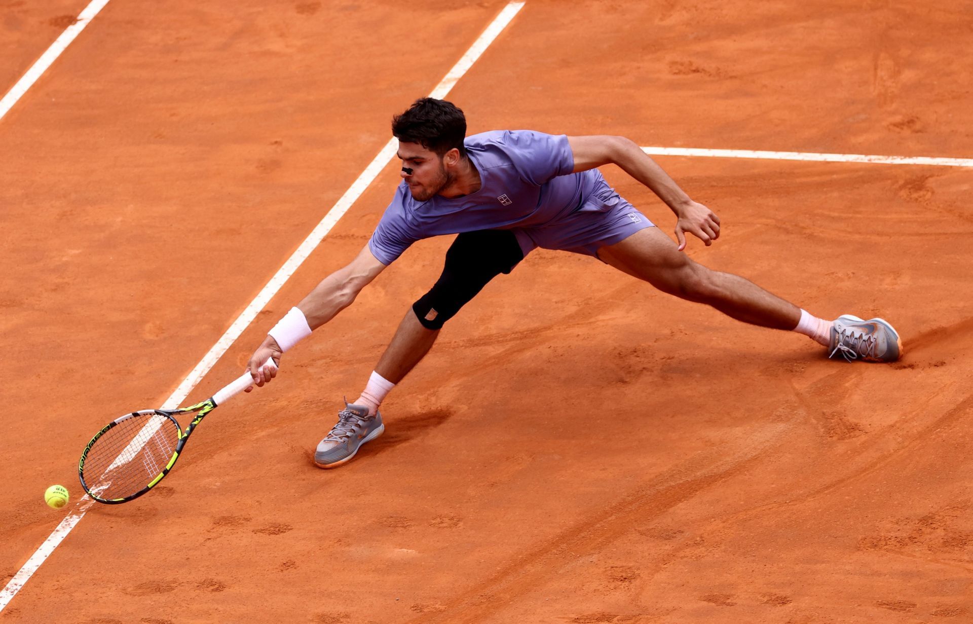 Carlos Alcaraz will play in the first Italian quarter -finals. (Source: Getty)