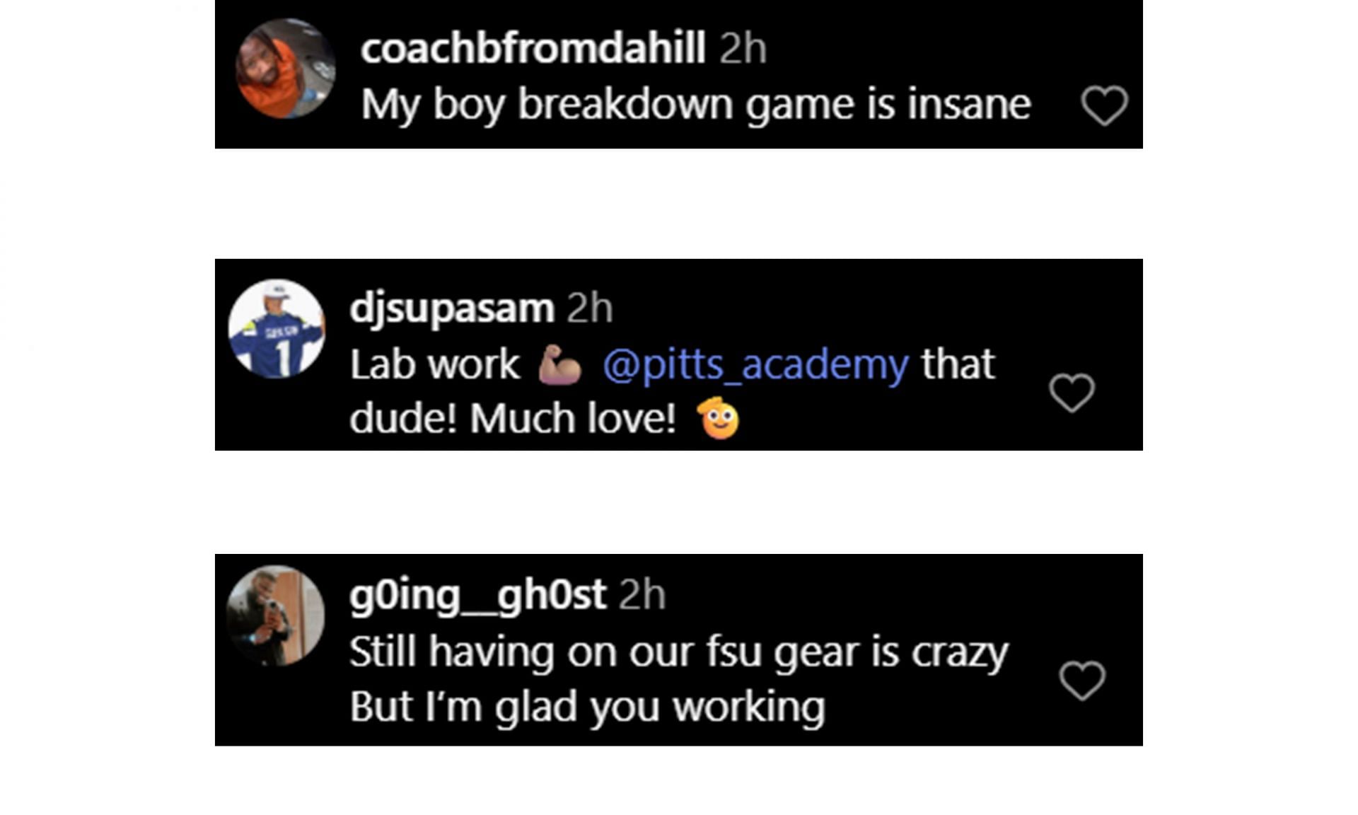 Screenshot, via Instagram