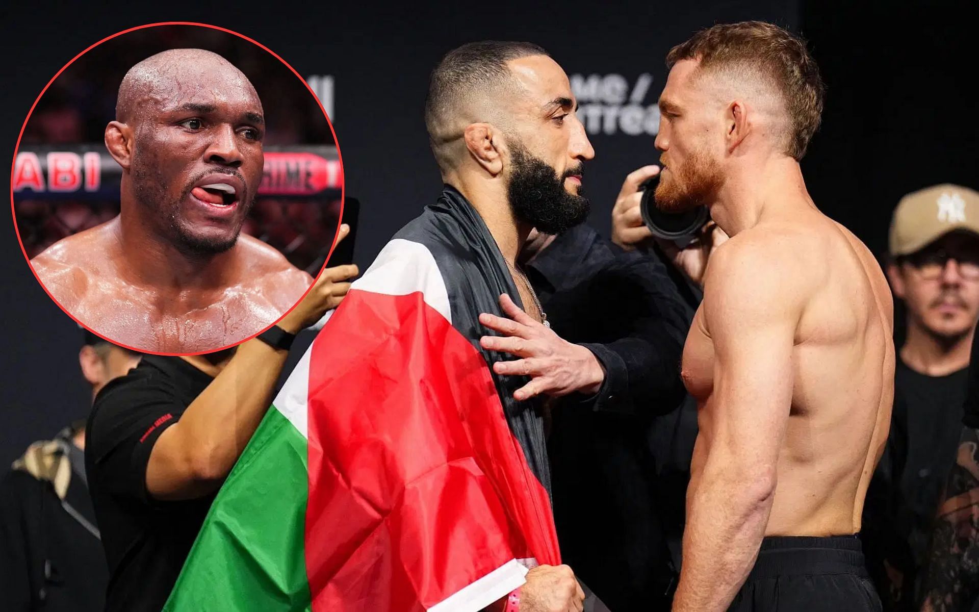 Kamaru Usman weighs in on Belal Muhammad vs. Jack Della Maddalena title fight at UFC 315.