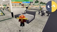 Hold the Z key on PC to pick items (Image via Roblox)