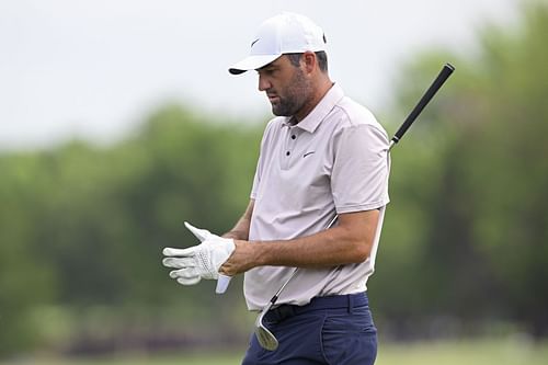 Scottie Scheffler ahead of the 2025 CJ Cup Byron Nelson (via Getty)