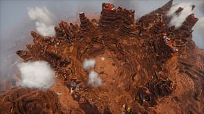 Minecraft player discovers stunning badlands biome seed featuring massive crater