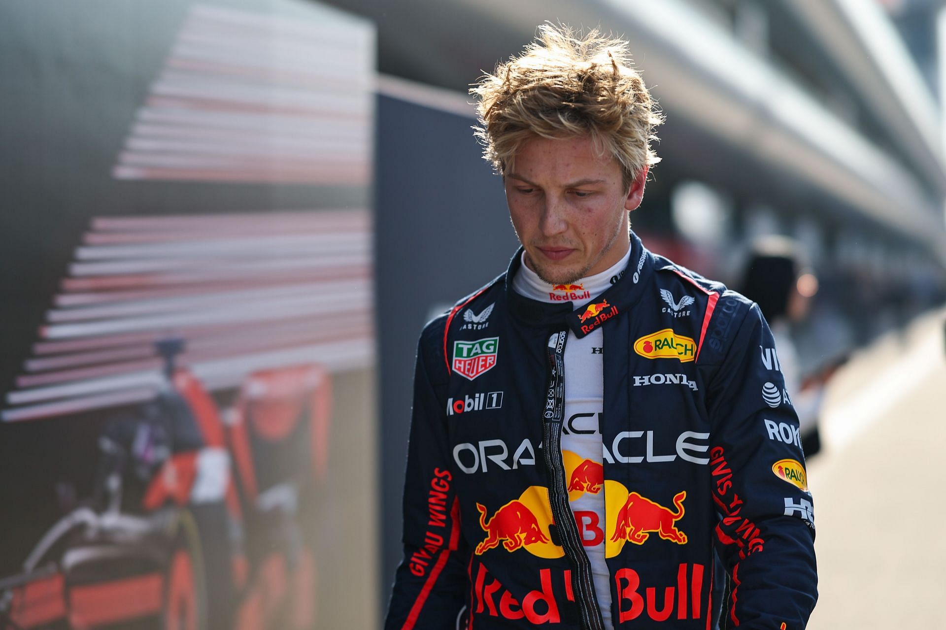 Liam Lawson after Chinese Sprint Qualifying at Shanghai International Circuit. Source: Getty
