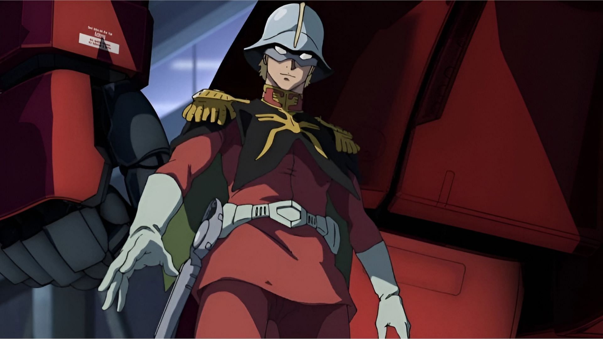 Still of Char Aznable (Image via Sunrise)