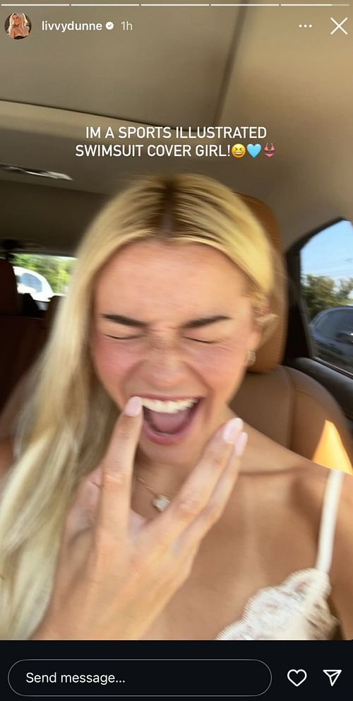Livvy Dunne's Instagram Story