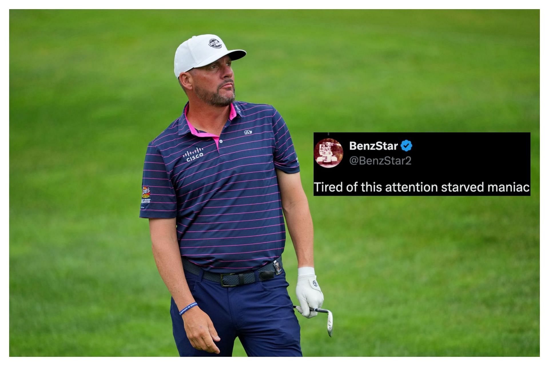 Michael Block at the PGA Championship 2025 (Image via Imagn, x@BenzStar2)