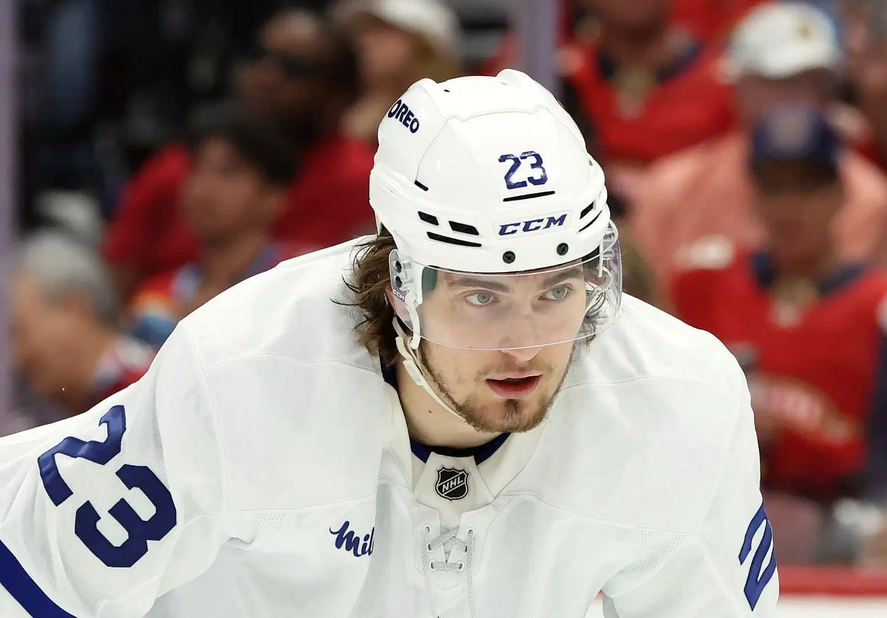 Maple Leafs forward Matthew Knies talked about his future with the Maple Leafs (Source: Imagn)