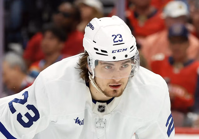 Maple Leafs forward Matthew Knies talked about his future with the Maple Leafs (Source: Imagn)