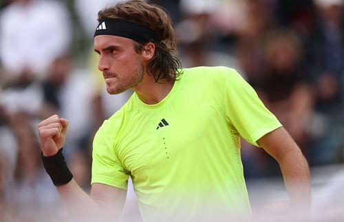 Stefanos Tsitsipas at the French Open 2025. (Photo: Getty)