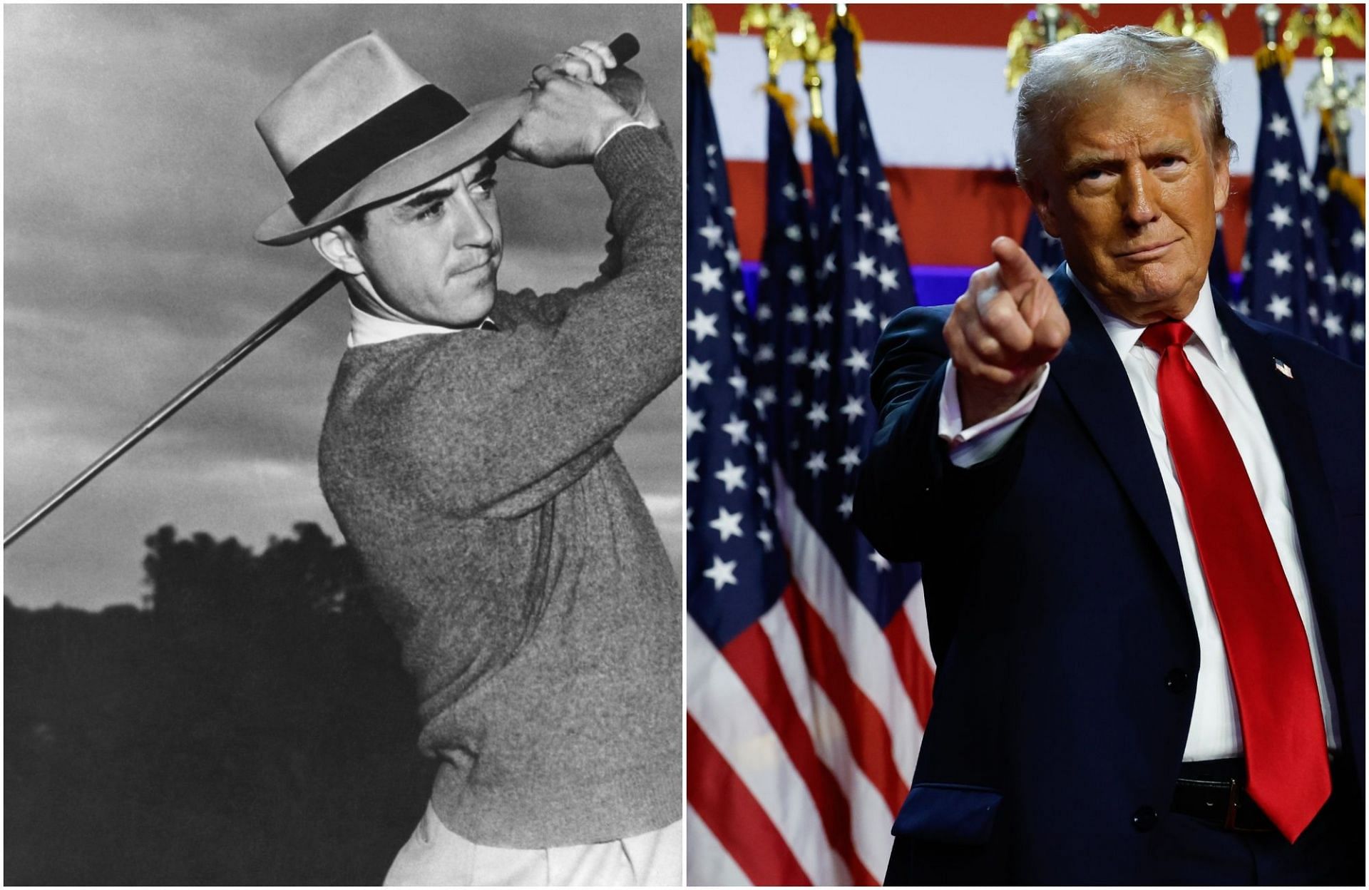 President Donald Trump compares Qatari luxury jet situation to Sam Snead