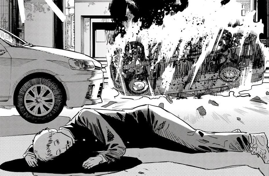 The civilian as seen in chapter 102 (Image via Shueisha).