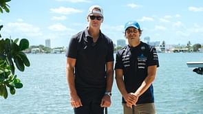 In Pictures: Carlos Sainz features in a special collaboration with American legend Tom Brady