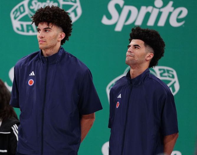 Carlos and CeCe Boozer celebrate Duke-bound twins Cayden and Cameron Boozer's graduation day (PHOTOS)