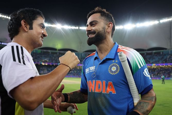Gautam Gambhir's answer to an interesting interview question on Virat Kohli draws massive applause amid IPL 2025 [Watch]