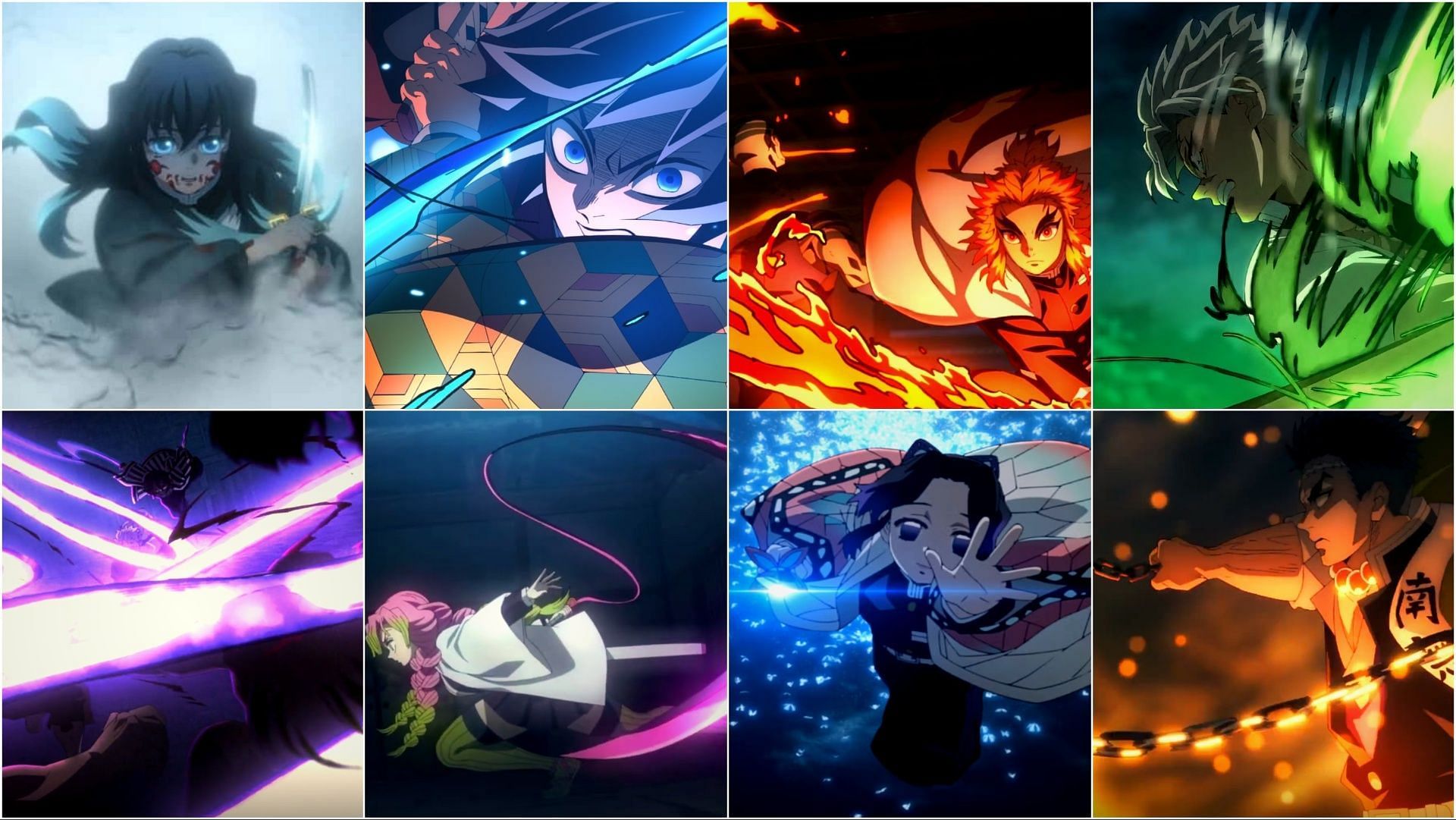 The secret of Breathing Forms in Demon Slayer (Images via Ufotable)