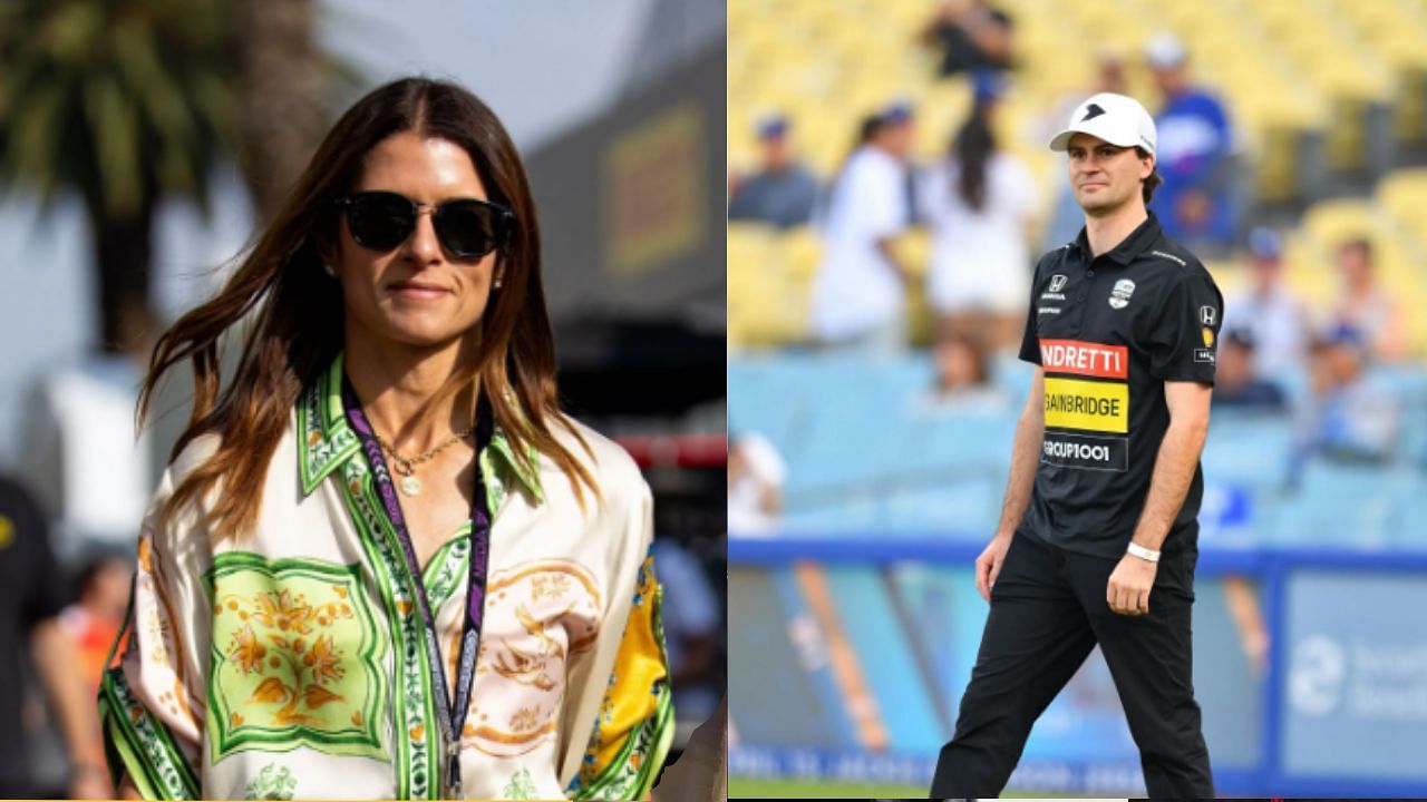 Danica Patrick and Colton Herta