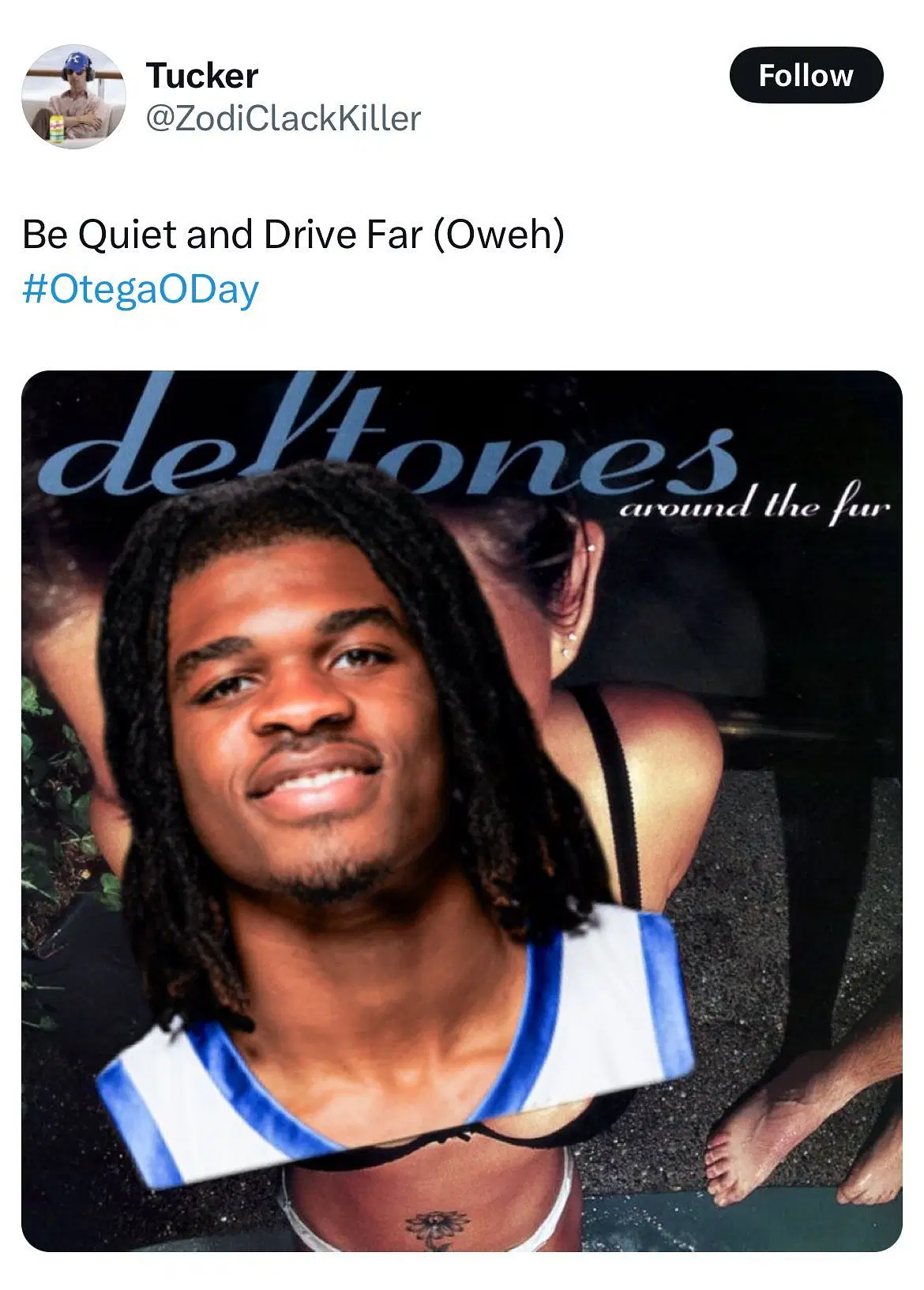 A meme references a Deftones song