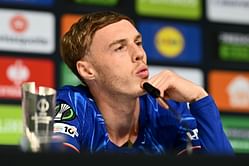 Chelsea ace Cole Palmer explains why he put his Player of the Match award inside his shorts after image from Europa Conference League final goes viral