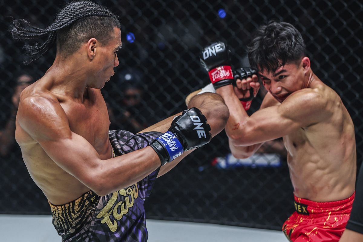 Johan Estupinan (left), Johan Ghazali (right) [Photo via ONE Championship]