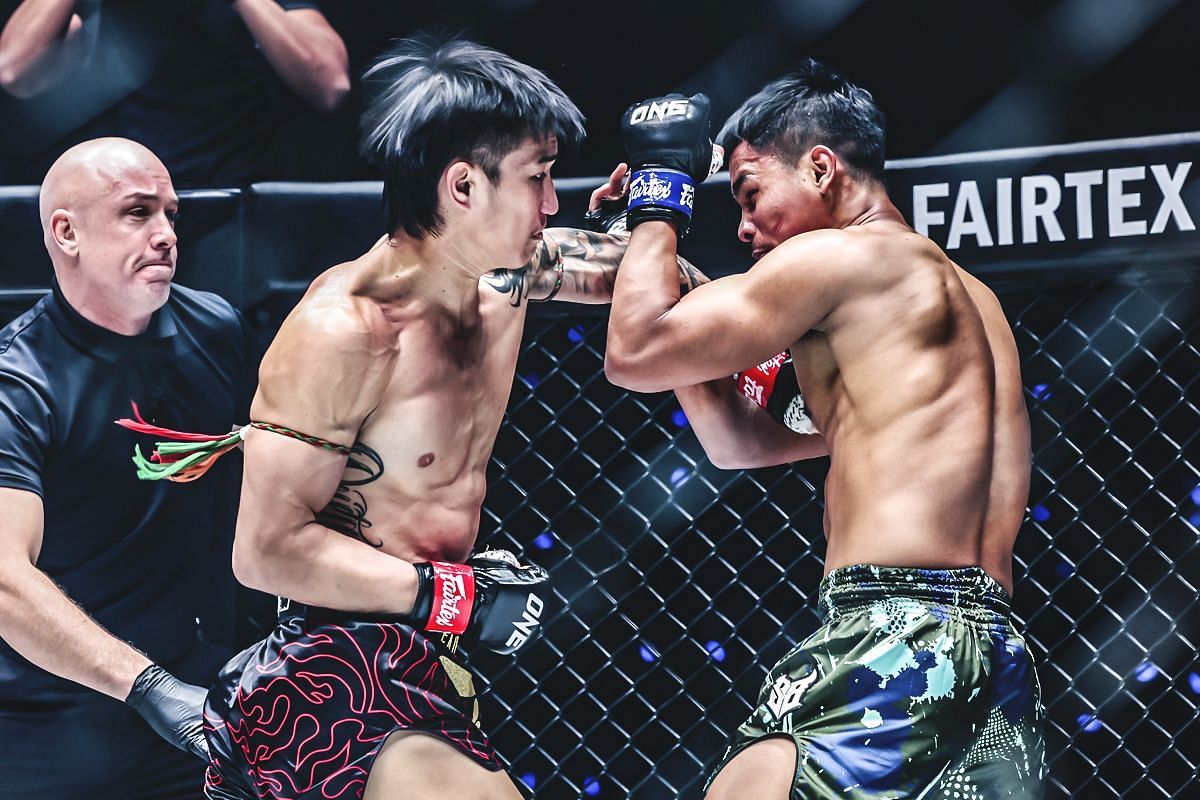 Tawanchai defended the ONE featherweight Muay Thai crown against Superbon in December 2023. [Photo via: ONE Championship]