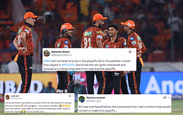 "Blind sloggers, one season wonders" - Fans erupt after SRH's elimination from IPL 2025 playoffs