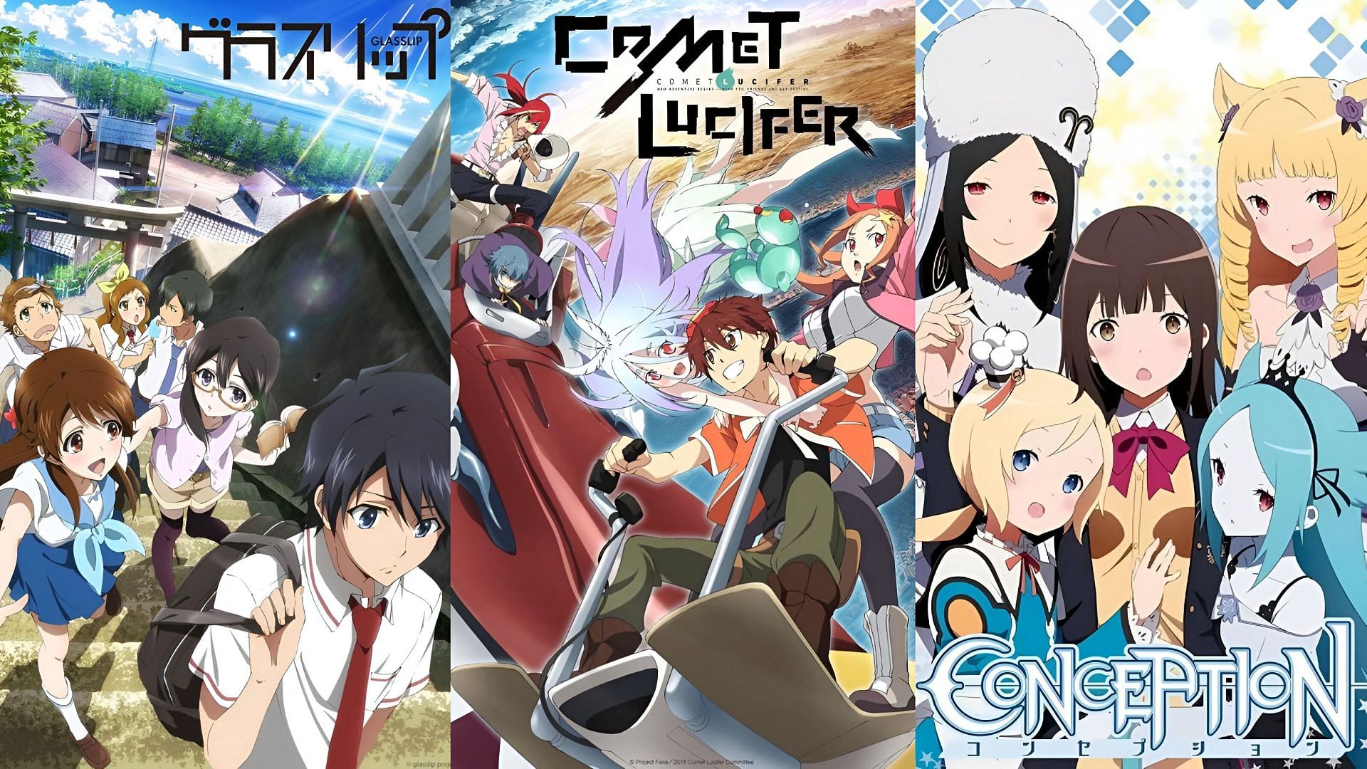 10 anime with most boring worldbuilding (Image via P.A. Works, Eight Bit, Gonzo)