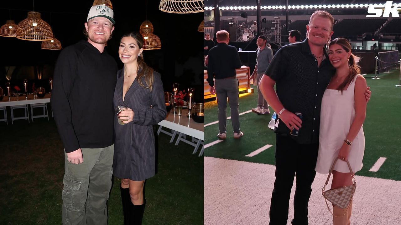 Logan Webb&rsquo;s wife Sharidan catches attention with hilarious question about Giants ace dual-sport look. Credit: Sharidan/Instagram