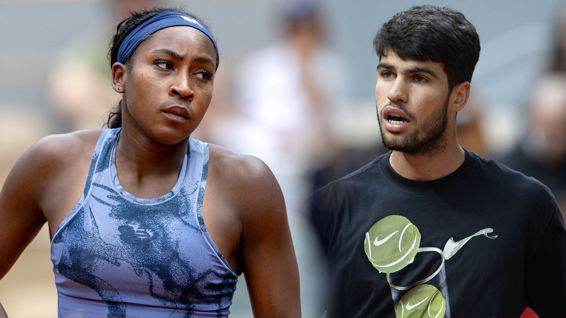 Coco Gauff (L) Carlos Alcaraz (R) | Getty