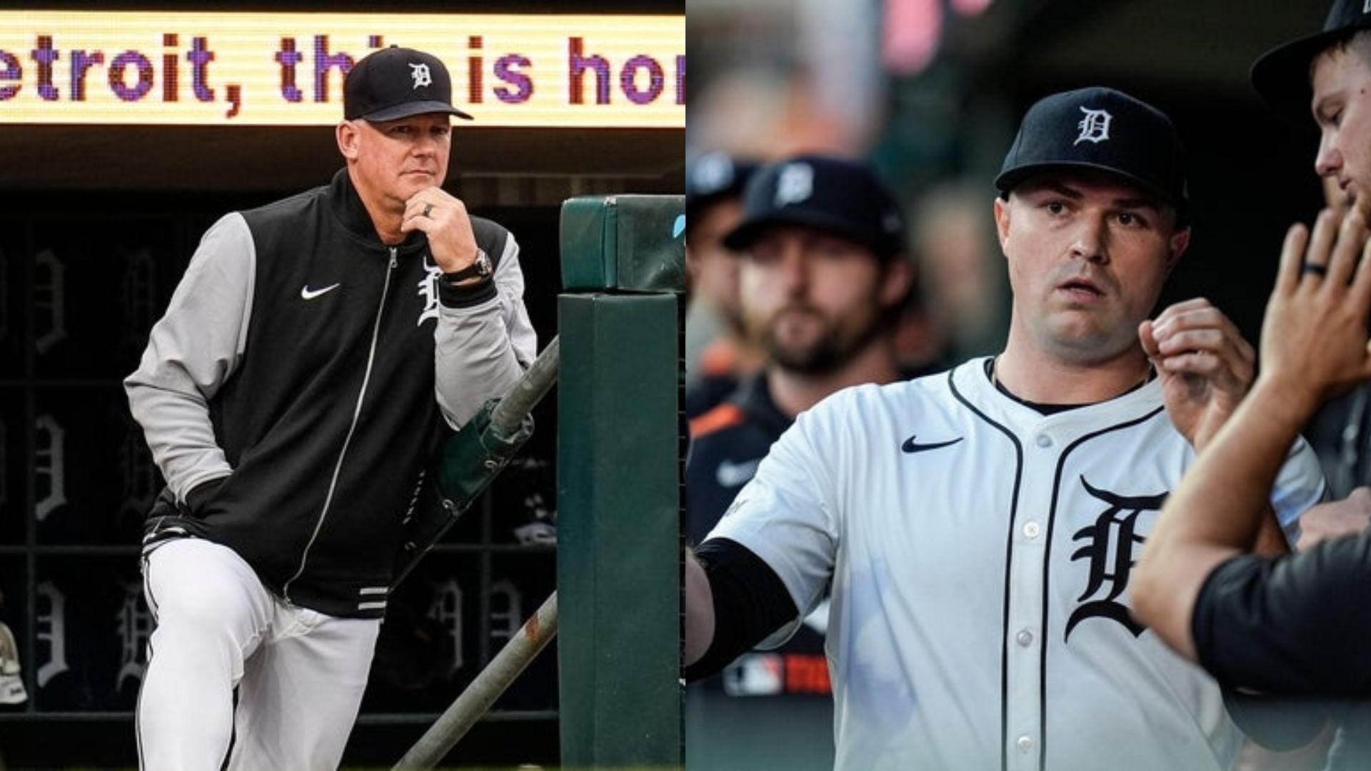 Detroit Tigers Manager A.J. Hinch &amp; Pitcher Tarik Skubal