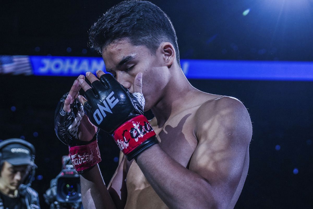 Rising Muay Thai star Johan Ghazali -- Photo by ONE Championship