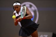 Coco Gauff in action at the Italian Open 2025 - Day Thirteen - Source: Getty