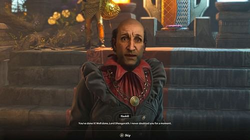 Haskill in Prince of Madness quest (Image via Bethesda Softworks)