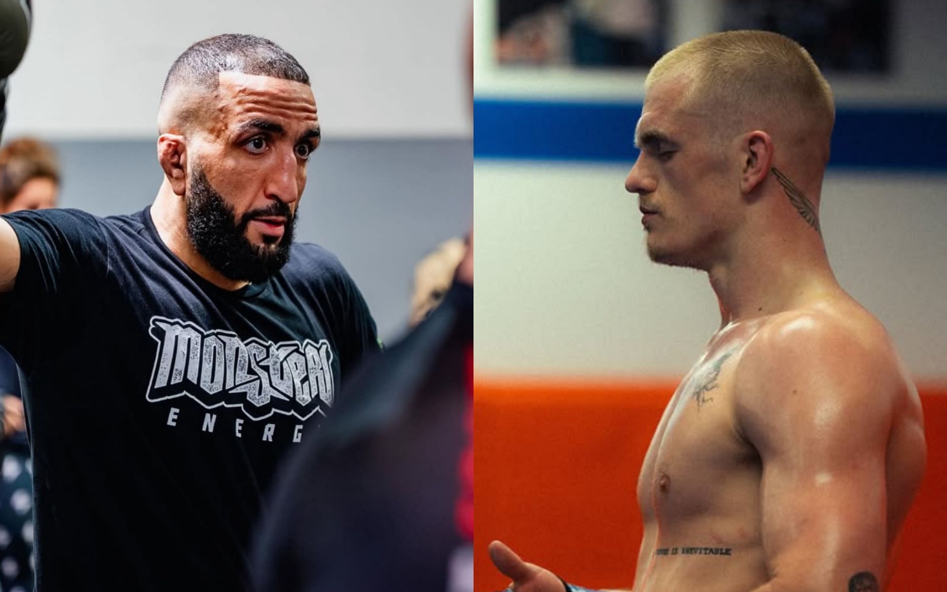 Belal Muhammad (left) and Ian Machado Garry (right). [Images courtesy: @bullyb170 and @iangarry on Instagram]