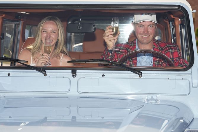 Ben Griffin’s fiancé echoes her husband’s feelings about her role in the Charles Schwab Challenge prize car