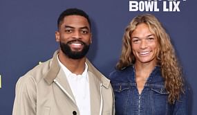 Anna Hall shares adorable moment with NFL boyfriend Darius Slayton amid rare Grand Slam Track appearance