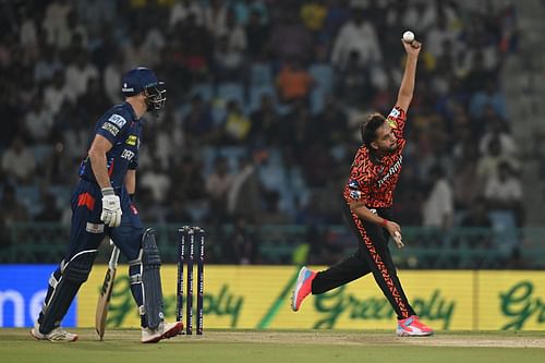 Harsh Dubey made his IPL debut against LSG on Monday.