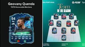EA FC 25 Geovany Quenda TOTS Honourable Mentions SBC: All tasks and cheapest solutions