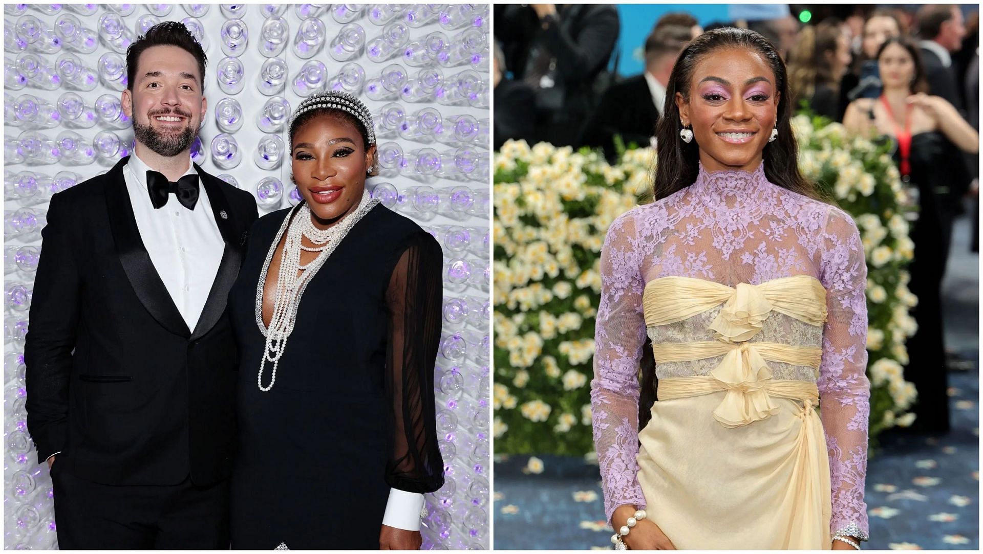 Serena Williams, Alexis Ohanian and Sha