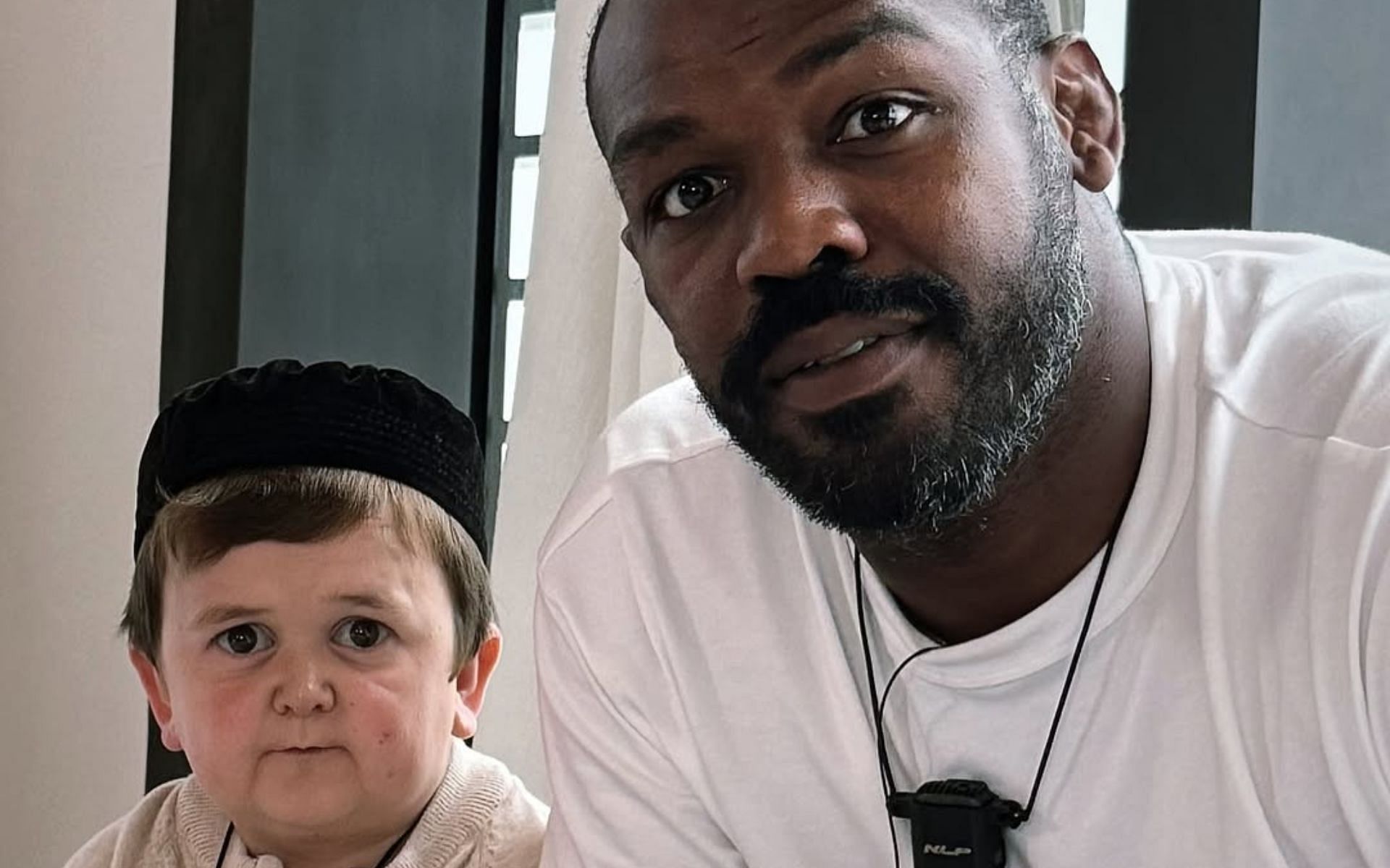 Jon Jones linked up with Hasbullah in Thailand [Image Courtesy: @hasbulla.hushetskiy on Instagram]