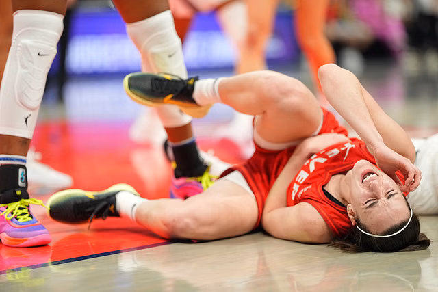 Mystics might be cursed or something" - WNBA fans scramble as Caitlin  Clark's leg injury stirs concern ahead of preseason game