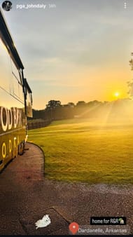 John Daly's Instagram Story - Source - via @pga_johndaly on Instagram