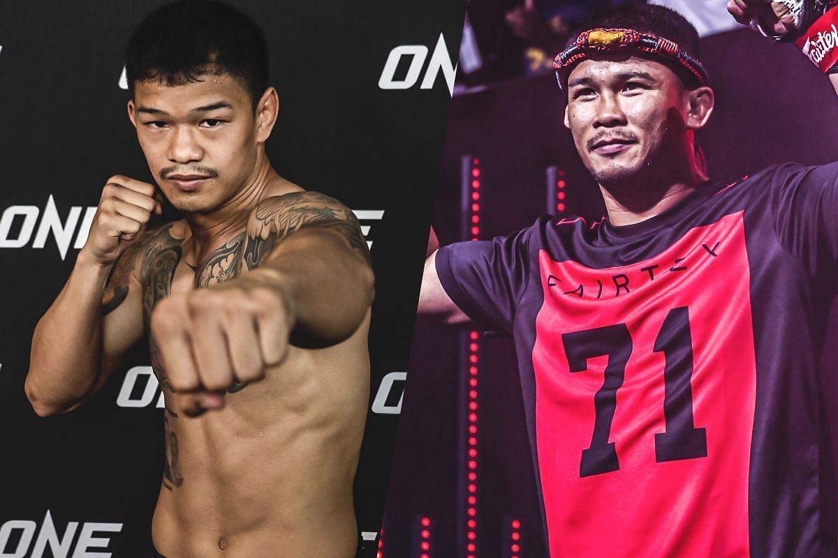 (From left) Thai martial artists Kongthoranee Sor Sommai and Nong-O Hama.