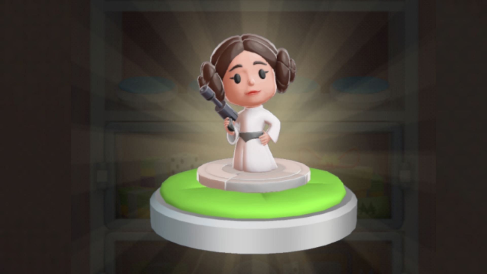 The Princess Leia token in Monopoly Go (Image via Scopely)