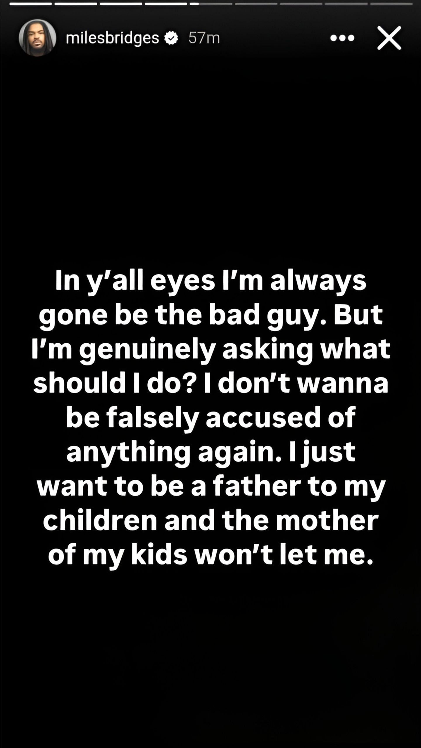 [Credit: IG/@milesbridges]